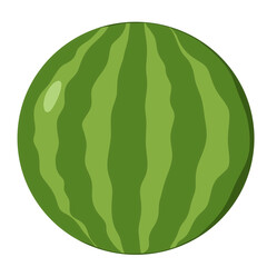 flat fruit illustration 