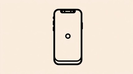 Mobile phone illustration