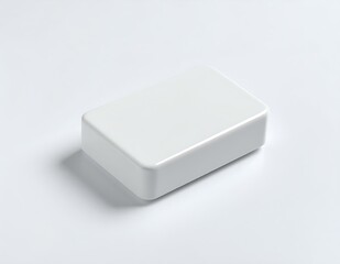 Blank White Rectangular Box Product Packaging Mockup Design