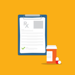 Prescription medicine bottle