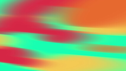 Obraz premium A blurred background features a gradient of orange, red, green, and yellow, useful for websites and graphic designs.