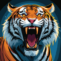 tiger vector art for design needs