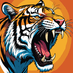 tiger vector art for design needs