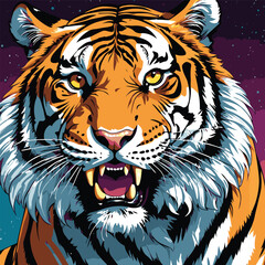 tiger vector art for design needs