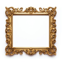 Renaissance backgrounds frame white background.