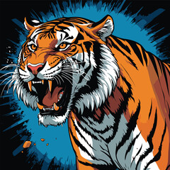 tiger vector art for design needs