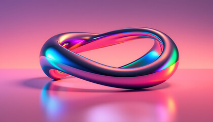 Fototapeta premium Two shiny golden heart-shaped wedding rings symbolize love and marriage against a black background