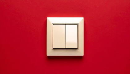light switch on wall