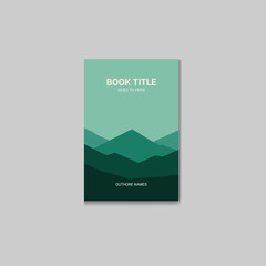 Obraz premium Creative Book Cover Design Template