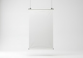 Retail Advertising Mockup with Blank Space for Design