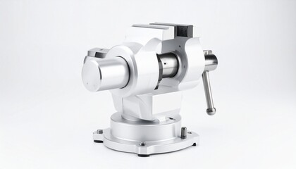 microscope isolated on white