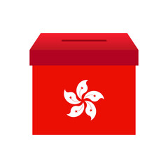 Election in Hong Kong. Election Concept. Vector Illustration.