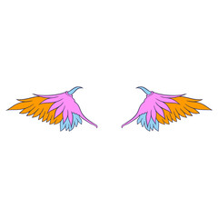 wings Illustration Decoration Element