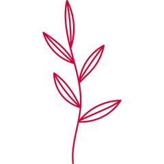 Aesthetic Leaves Line