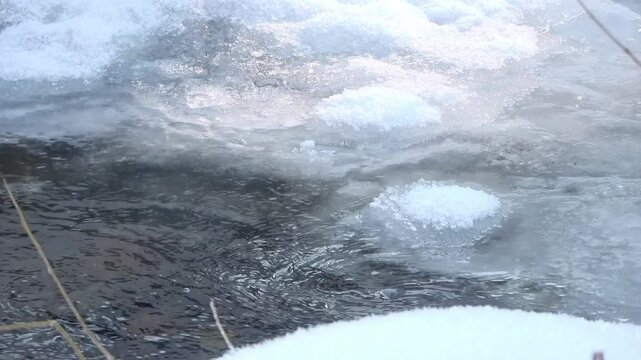 Winter tranquility in Goc Serbia with icy waters and serene landscapes
