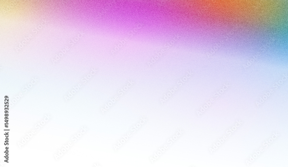 Poster Abstract colorful gradient background with pixelated texture.