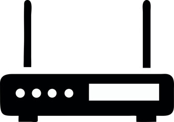Router icon vector. 