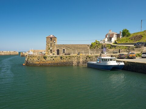 Sea port of Amlwch Anglesey North Wales, Sunny summers day.