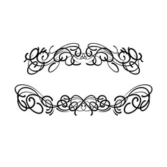 decorative frame with floral ornament