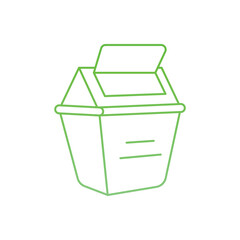 Recycle Bin Vector icon