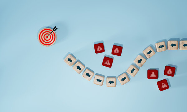 Risk management and assessment concept. To avoid risk, danger or threats in business. Risk aversion or risk management.