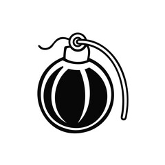 bomb icon, vector