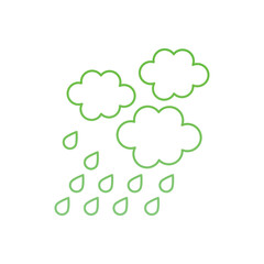 Rain Cloud Vector icon