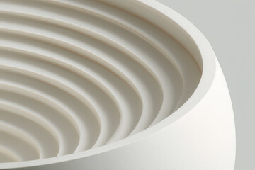 Obraz premium smooth ultrabright surface texture with gentle curves and soft lines creating serene and minimalistic atmosphere