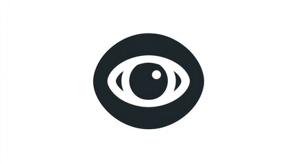 Simple eye graphic design element