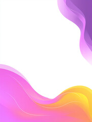 Elegant abstract gradient background with soft flowing curves in pastel pink, purple, and gold—ideal for branding, tech, design, beauty, and modern presentation needs
