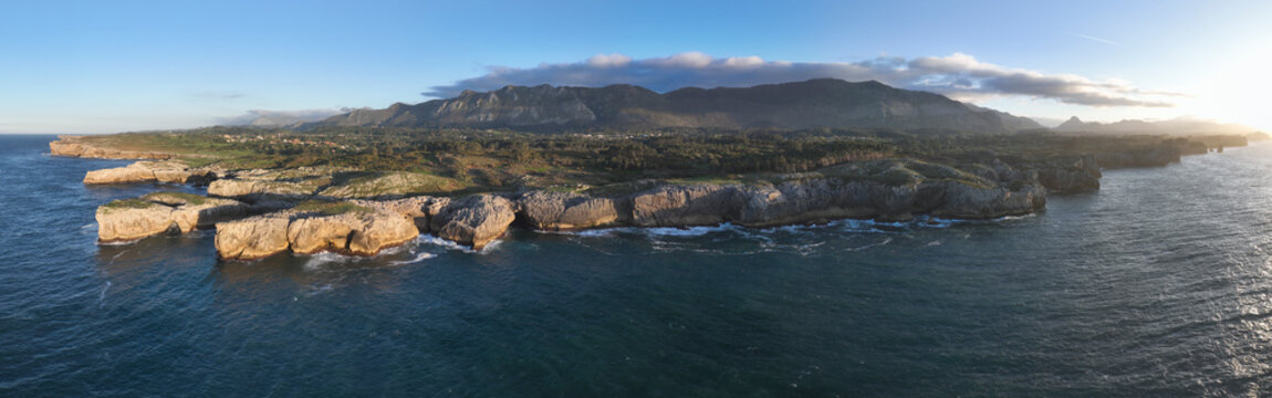 Cliffs of Hell from aerial view