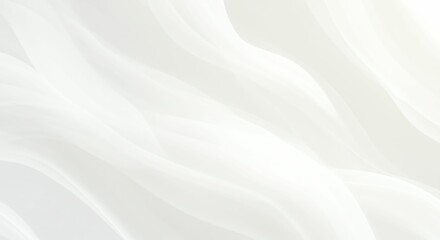 Fototapeta premium White Fabric Waves Texture