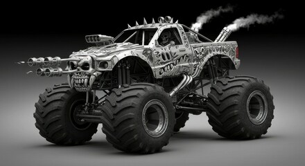 Monster truck, custom design