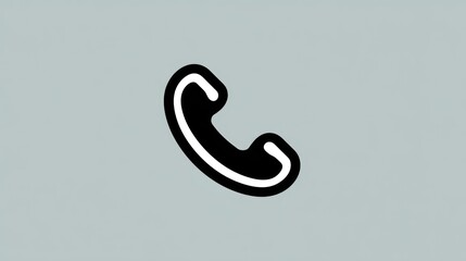 Telephone icon graphic design element