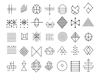 Simple outline chair line art for home decor