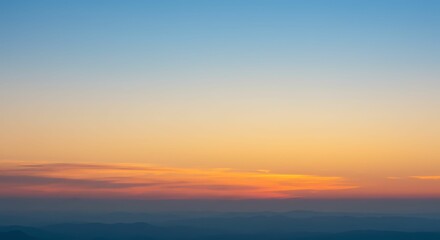 Obraz premium Landscape at Sunset