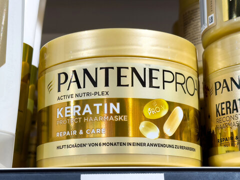 Pantene pro-v keratin hair mask for repair and care