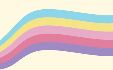 Soft pastel waves in a feminine flow create a dreamy, gentle background.