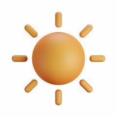 sun and ice icon 3D