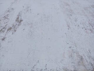 Distressed White Surface with Scratches and Dirt