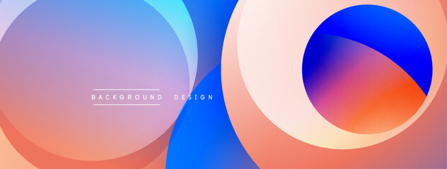 Abstract fluid shapes, vibrant colors blend. Gradient design creates modern background, suitable for digital projects.