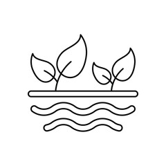 Hydroponics System Vector icon