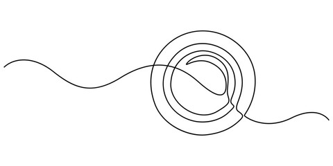 Photography Single Line Icon, Camera lens continuous one line drawing, Camera Lens Diaphragm Line Art, Vibrant camera lens, monochrome camera lens, minimal style pro vector illustration. outline.