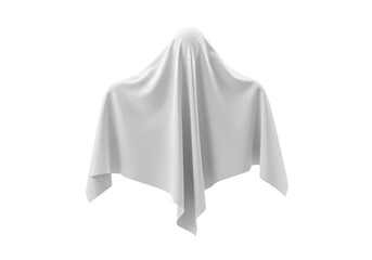 Ghost Sheet Spooky White Ghost Halloween Costume Pixel Art Ghost Digital Ghost Image isolated on transparent background