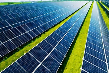 Energy efficiency, Solar panels . Energy saving, electricity making source solar panels in tge fields, eco friendly, ecological, Green economy, energy saving concept, natural energy making and saving 