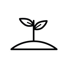 plant icon vector 