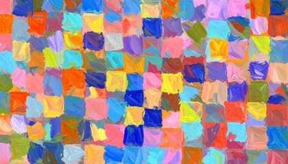 motif de mosaïque colorée