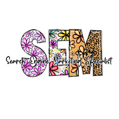 Cute SEM Search Engine Marketing Specialist Design