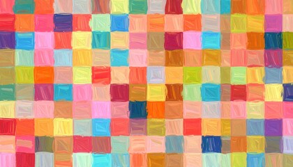 motif de mosaïque colorée