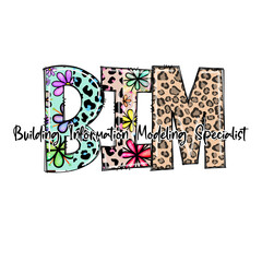 DEM Building Information Modeling Specialist Design T-Shirt Graphic